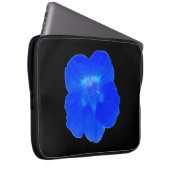 Blue Nasturtium Laptop Bag Laptopschutzhülle (Vorne Rechts)