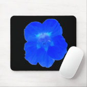 Blue Nasturtium Mousepad (Mit Mouse)