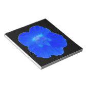 Blue Nasturtium Notepad Notizblock (angewinkelt)