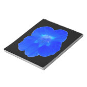 Blue Nasturtium Notepad Notizblock (Rotiert)