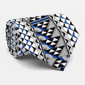Blue Native Sun and Rain Krawatte (Gerollt)