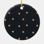 Blue Nativity Religious Christmas Keramik Ornament (Hinten)