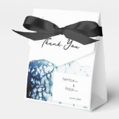 Blue Nautic Hochzeit in Urlaubsort Geschenkschachtel (Vorderseite)