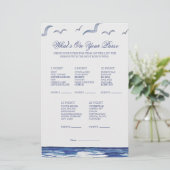 Blue Nautical Coastal Sea Was auf deinem Handspiel (Stehend Vorderseite)