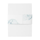 Blue Nautical Destination the Wedding of Einladungsbanderole (Rückseitenbeispiel)