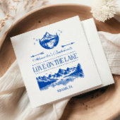 Blue Nautical Party Theme Serviette