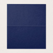 Blue Nautical Wedding Folding Table Cards (Innenseite Aufgefaltet)