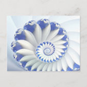 Blue Nautilus Postkarte (Vorderseite)