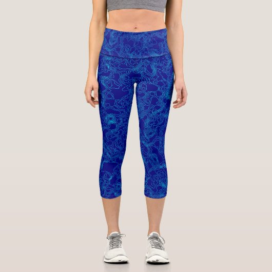 Blue Navigator Leggings (Vorderseite)