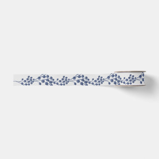 Blue Navy Botanical Ripsband