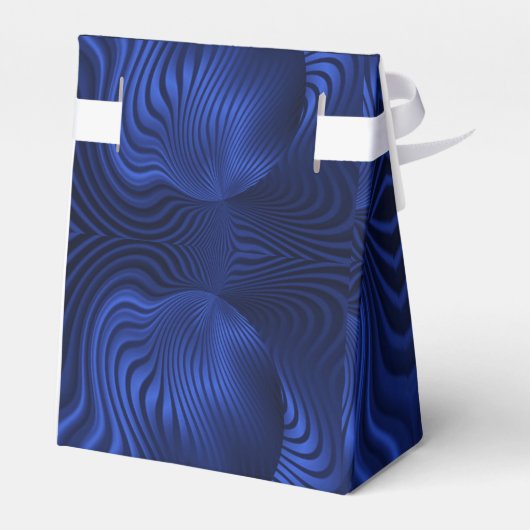Blue Navy Decorative Fevor Box Geschenkschachtel (Rückseite)