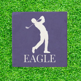 Blue Navy Golf EAGLE Steinuntersetzer