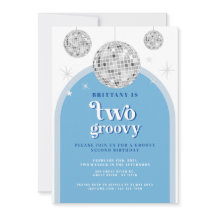 Blue Navy Retro Disco arch