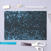 Blue Navy Spark Glitzer Sweet 16. Bride Seidenpapier (Handwerk)