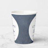 Blue Navy Taufe Religious Event Paper Cups Pappbecher (Links)