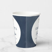 Blue Navy Taufe Religious Event Paper Cups Pappbecher (Rechts)