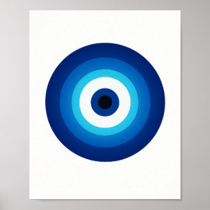 Blue Nazar Wall Art - Schild deinen Raum im Stil