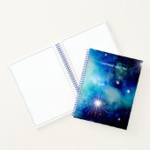 Blue Nebula Note Book Journal Sketchbook Notizbuch (Innenseite)