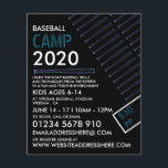 Blue Neon Baseball Bat, Baseball Camp Werbung Flyer<br><div class="desc">Blue Neon Baseball Bat,  Baseball Camp Werbe-Flyer von der Business Card Store.</div>