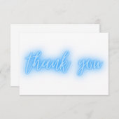 Blue Neon Danke Ihnen Trendy (Vorne/Hinten)