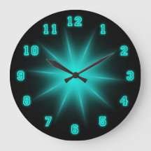 Blue Neon Star 10,75"