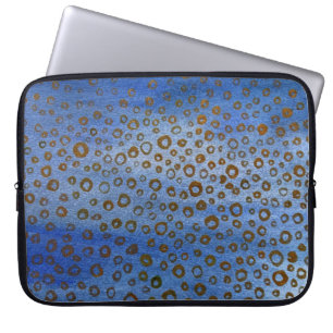 Blue Neopren Laptop Sleeve 15 Zoll