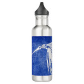 "Blue Net Fly" Custom Water Flasche Edelstahlflasche (Links)