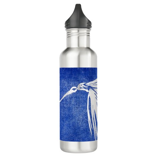 "Blue Net Fly" Custom Water Flasche Edelstahlflasche (Links)