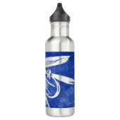 "Blue Net Fly" Custom Water Flasche Edelstahlflasche (Rechts)