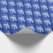 "Blue Net Fly" Geschenkpapier (Ecke)