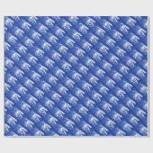 "Blue Net Fly" Geschenkpapier (Flach)