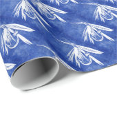 "Blue Net Fly" Geschenkpapier (Rolleneckpunkt)