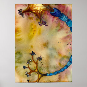 Blue Neuron Poster