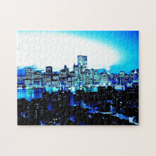 Blue New York Art Puzzle