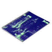 Blue New York City Notizblock (Linke Seite)