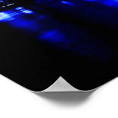 Blue New York City Poster Print (Ecke)