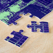 Blue New York City Puzzle (Seite)