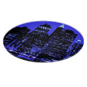 Blue New York City Schneidebrett (Ecke)