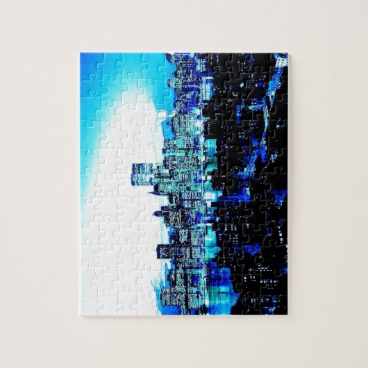 Blue New York Puzzle (Vertikal)