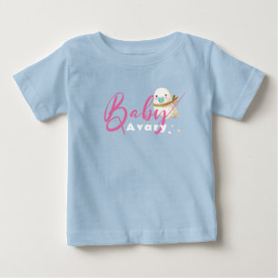 Blue Niedlich Baby Ghost Schnuller Scarf Boo T-shirt
