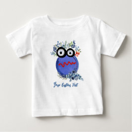 Blue Niedlich Collection Kleine Typ personalisiere Baby T-shirt