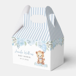 Blue niedlich Teddy Bär Babydusche Bonbongeschenkb Geschenkschachtel