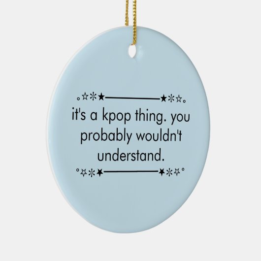 Blue Niedlich Tee Ästhetik Kpop Keramik Ornament (Rechts)