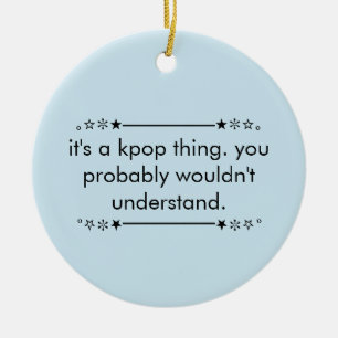 Blue Niedlich Tee Ästhetik Kpop Keramik Ornament