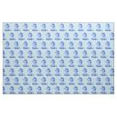Blue Niedlich Unicorn - Stoff für Kinder (Yard (91,4 cm))