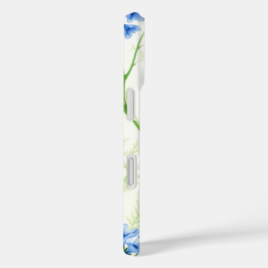 Blue Nigella Case-Mate iPhone Hülle (Rückseite / Rechts)