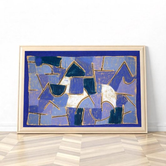 Blue Night by Paul Klee, Abstrakt Poster