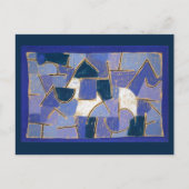 Blue Night by Paul Klee, Abstrakt Postkarte (Vorderseite)