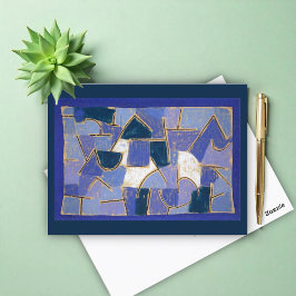 Blue Night by Paul Klee, Abstrakt Postkarte