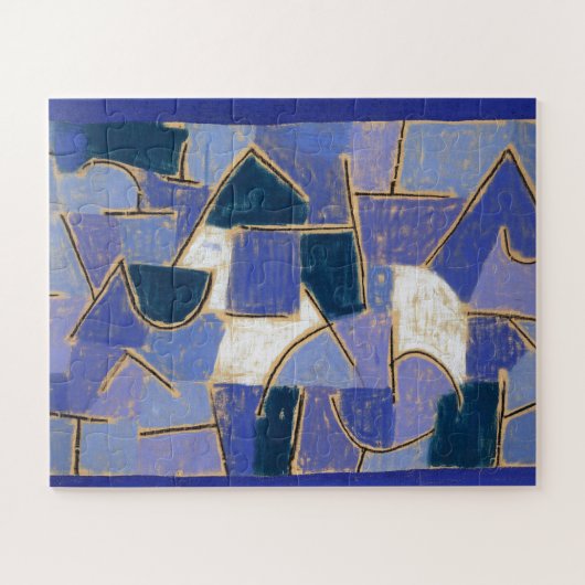 Blue Night by Paul Klee, Abstrakt Puzzle (Horizontal)